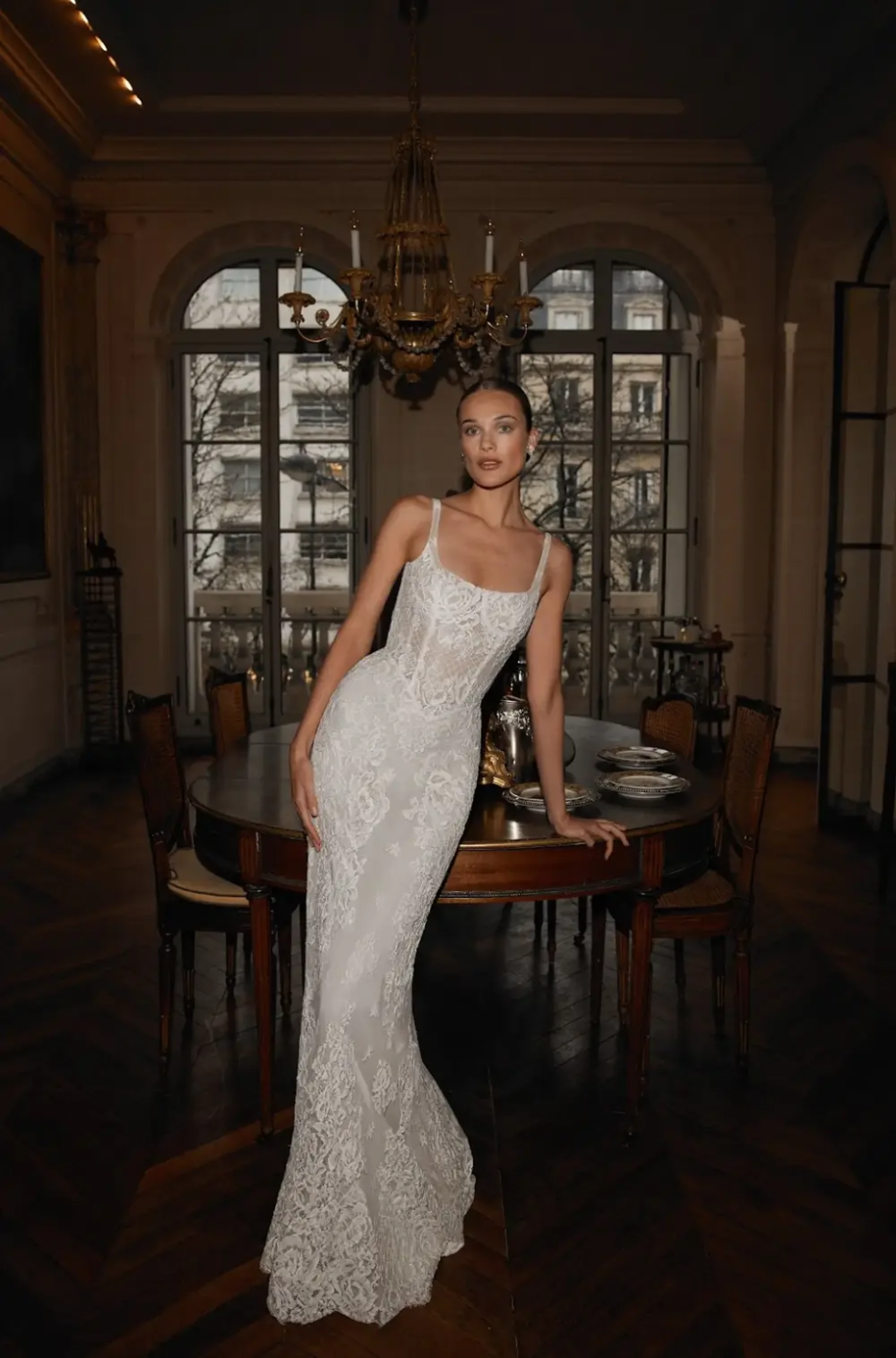 【美品】FOXEY Flora Dress /フォクシー　フローラドレス　38 The Ornament Foxglove Dress – Selkie